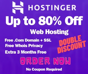 Hostinger 80% Off